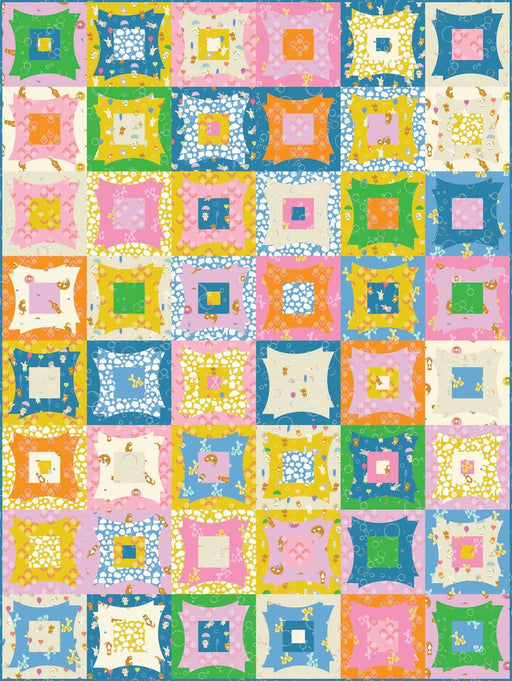 PRE - ORDER Rashida Coleman - Hale - Daily Grind Quilt Kit - featuring Float - January 2027 - Modern Fabric Shoppe
