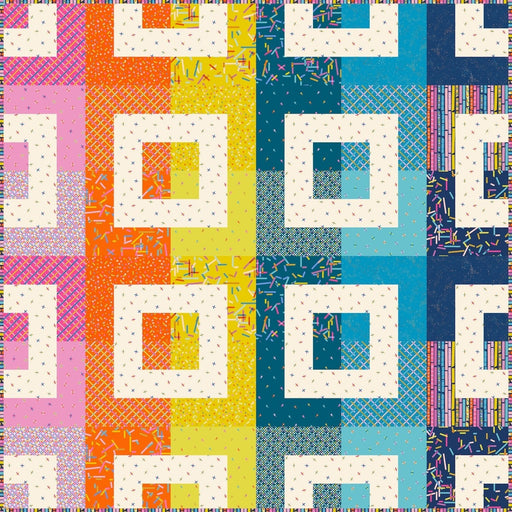 PRE - ORDER Rashida Coleman Hale - Dialogue Quilt Kit featuring Washi Plus - August 2025 - Modern Fabric Shoppe