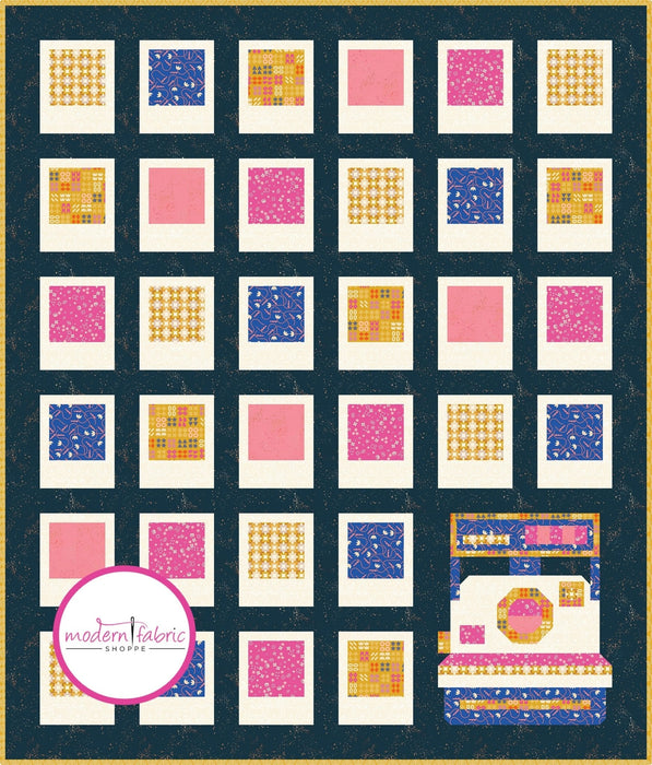 PRE-ORDER Rashida Coleman Hale- Snap Happy Quilt Kit featuring Woodland Park- January 2025 - Modern Fabric Shoppe