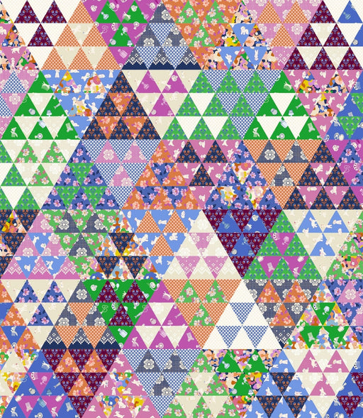 PRE-ORDER Rashida Coleman-Hale - Triangle Nine Patch Quilt Kit- featuring Sybil- July 2027 - Modern Fabric Shoppe