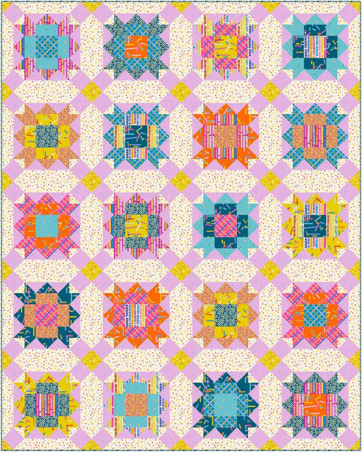 PRE - ORDER Rashida Coleman Hale - Wishy Washi Quilt Kit featuring Washi Plus - August 2025 - Modern Fabric Shoppe