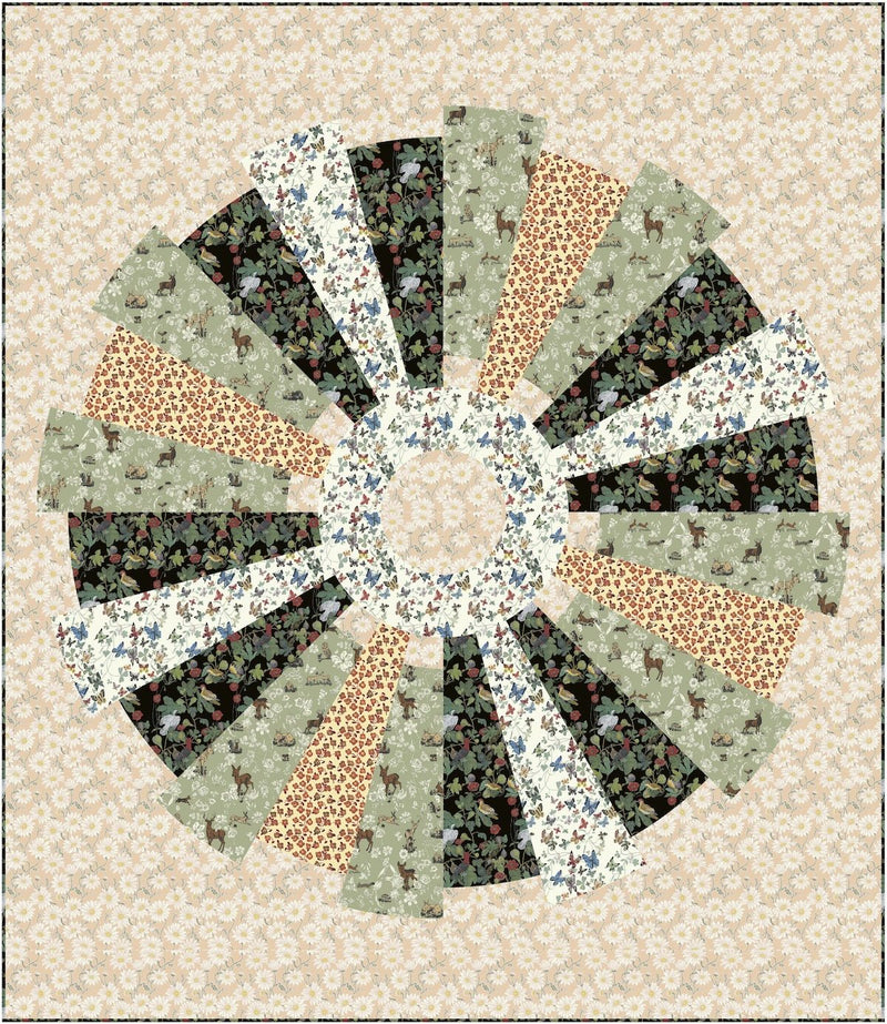 PRE - Order Razzamatazz Quilt Kit featuring Last Fall In Japan by Nathalie Lete - September 2026 - Modern Fabric Shoppe