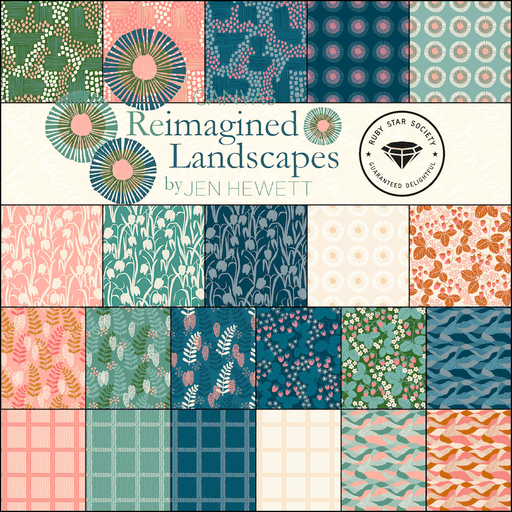 PRE - Order - Reimagine Landscape by Jen Hewitt - Fat Quarter Bundle - November 2025 - Modern Fabric Shoppe