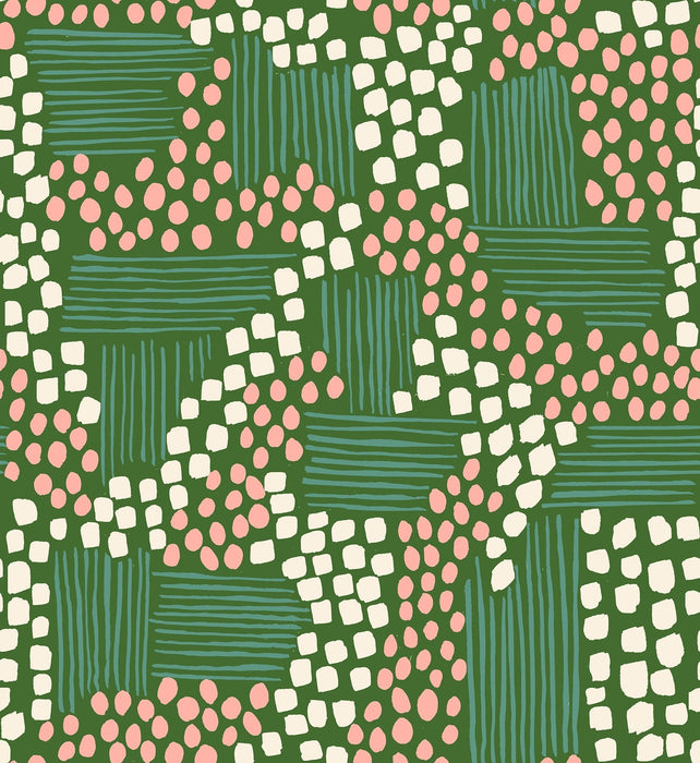 PRE - ORDER Reimagine Landscape by Jen Hewitt - Green RS6049 14 - Half Yard - November 2025 - Modern Fabric Shoppe