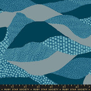 PRE - ORDER Reimagine Landscape by Jen Hewitt - Teal RS6053 16 - Half Yard - November 2025 - Modern Fabric Shoppe
