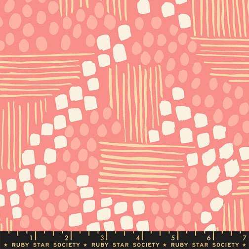 PRE - ORDER Reimagine Landscape by Jen Hewitt - Watermelon RS6049 12 - Half Yard - November 2025 - Modern Fabric Shoppe