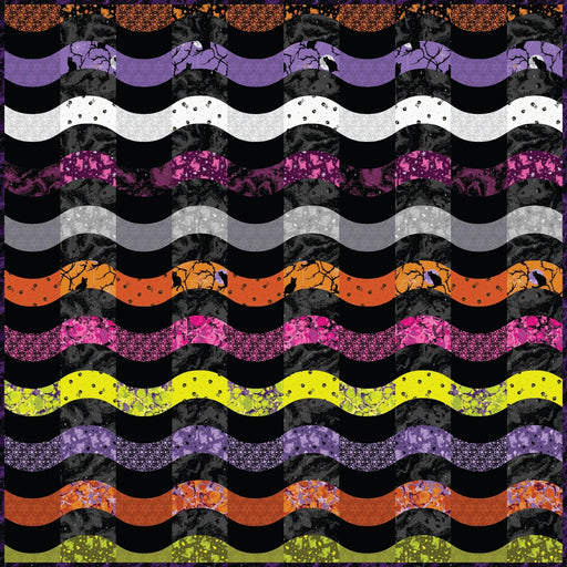 PRE-Order Ripple Chips Dark Quilt Kit featuring Enchanter by Libs Elliott- April 2027 - Modern Fabric Shoppe