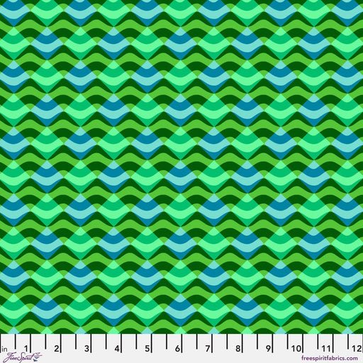 PRE - Order Rivera by Odile Bailloeul - Cannes PWOB136.GREEN - Half Yard - November 2026 - Modern Fabric Shoppe