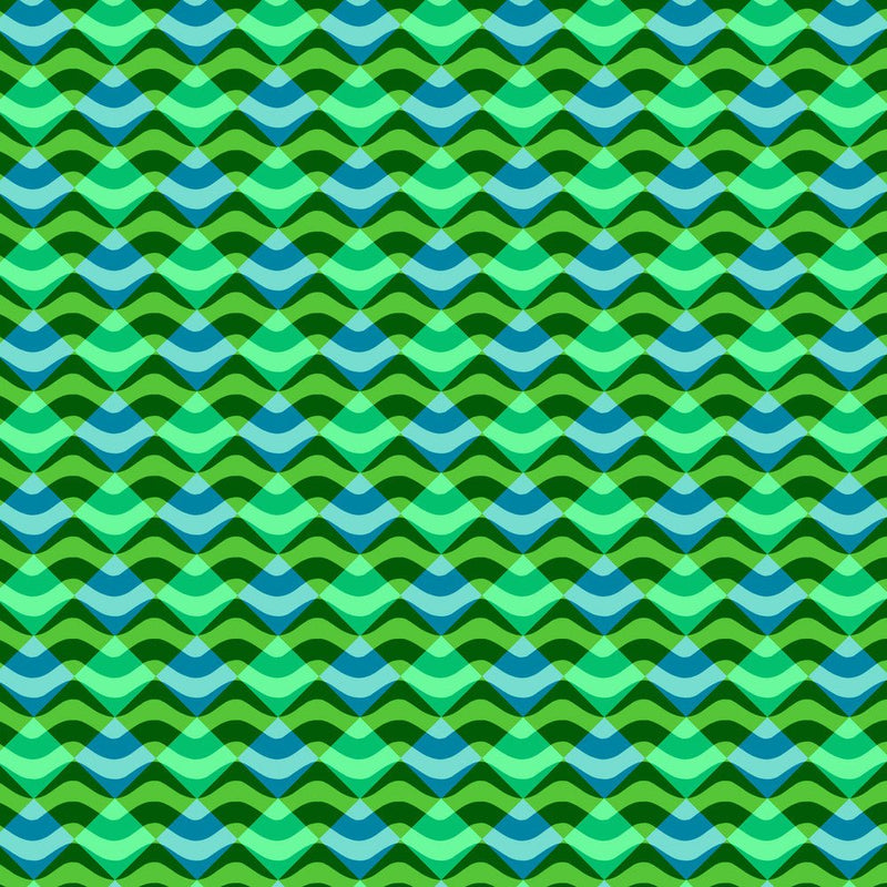 PRE - Order Rivera by Odile Bailloeul - Cannes PWOB136.GREEN - Half Yard - November 2026 - Modern Fabric Shoppe