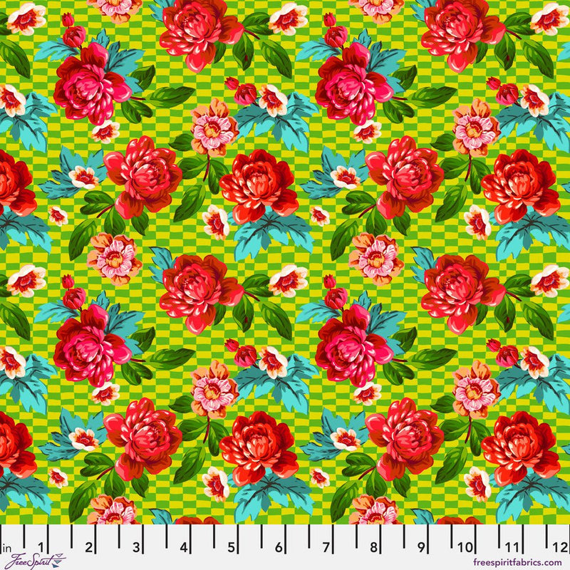 PRE - Order Rivera by Odile Bailloeul - Pink Al PWOB130.GREEN - Half Yard - November 2026 - Modern Fabric Shoppe