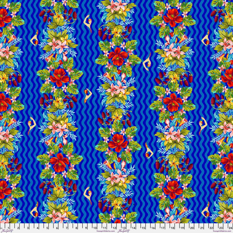 PRE - Order Rivera by Odile Bailloeul - Poolside PWOB128.BLUE - Half Yard - November 2026 - Modern Fabric Shoppe