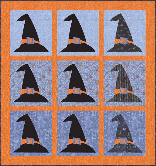 PRE - ORDER Robin Pickens - Hester's Hat Quilt Kit - featuring Coven - June 2026 - Modern Fabric Shoppe