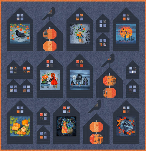 PRE - ORDER Robin Pickens - Neighborhood Views Quilt Kit - featuring Coven - June 2026 - Modern Fabric Shoppe