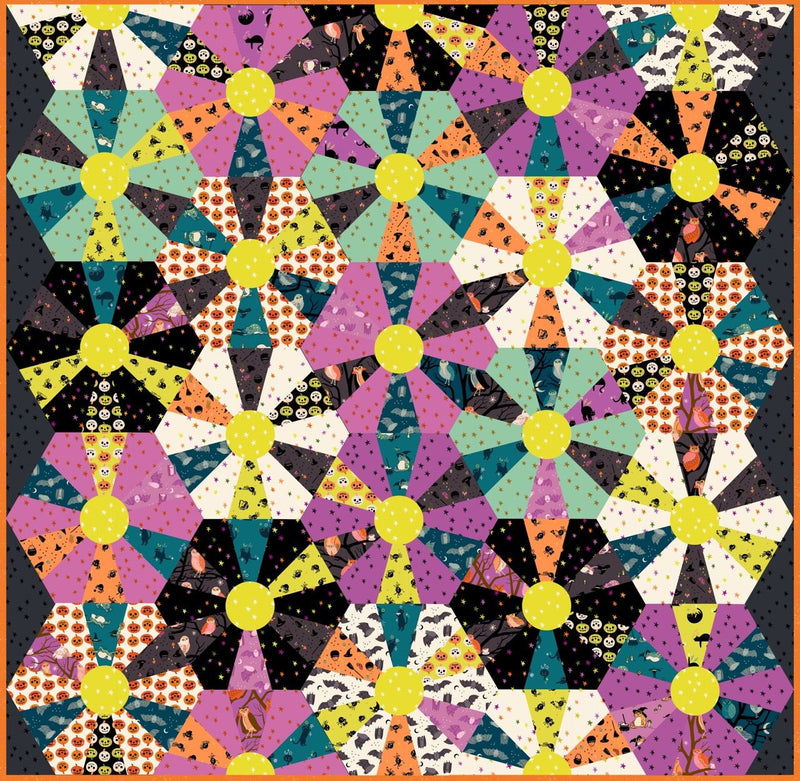 PRE - ORDER Ruby Star Society Collaboration - Freaky Familiar Quilt Kit featuring Freaky Familiar - June 2026 - Modern Fabric Shoppe