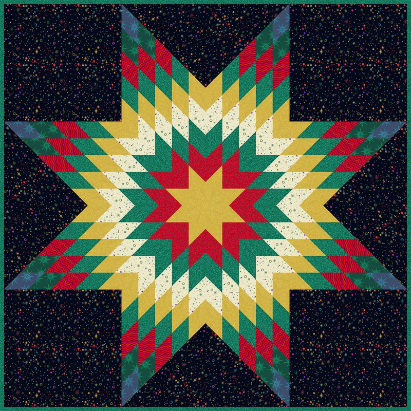 PRE-Order Sally Kelly- Celestial Lonestar Quilt Kit featuring Celestial Skies- May 2027 - Modern Fabric Shoppe