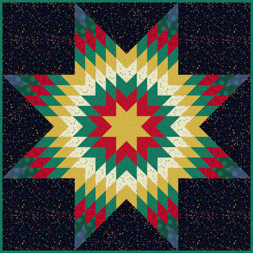 PRE-Order Sally Kelly- Celestial Lonestar Quilt Kit featuring Celestial Skies- May 2027 - Modern Fabric Shoppe