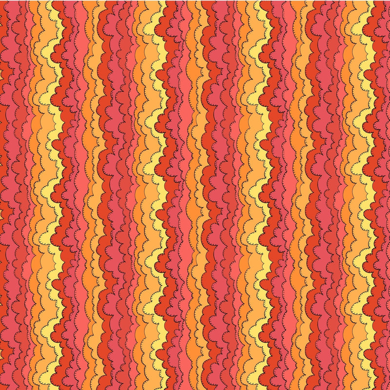 PRE - Order Sally Kelly - Sunshine - Aurora 54977D - 7 Sunset - Half Yard - April 2026 - Modern Fabric Shoppe