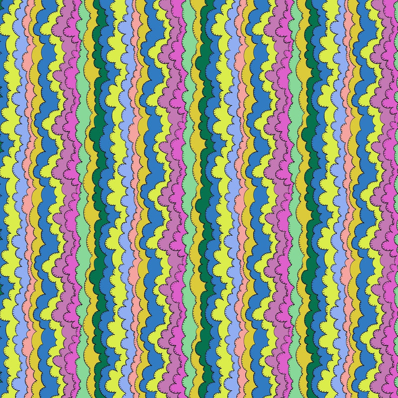 PRE - Order Sally Kelly - Sunshine - Aurora 54977D - X Multi - Half Yard - April 2026 - Modern Fabric Shoppe