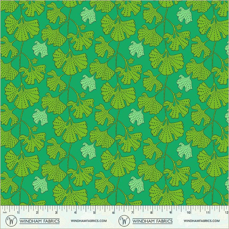 PRE - Order Sally Kelly - Sunshine - Ginkgo 54978D - 8 Kelly Half Yard - April 2026 - Modern Fabric Shoppe