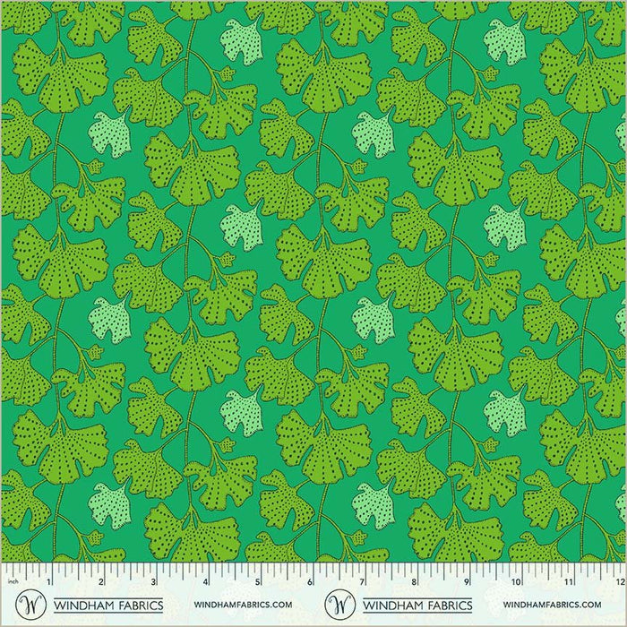 PRE - Order Sally Kelly - Sunshine - Ginkgo 54978D - 8 Kelly Half Yard - April 2026 - Modern Fabric Shoppe