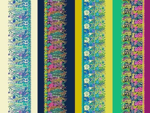 PRE - Order Sally Kelly - Sunshine - Hedgerow 54982D - X Multi Half Yard - April 2026 - Modern Fabric Shoppe