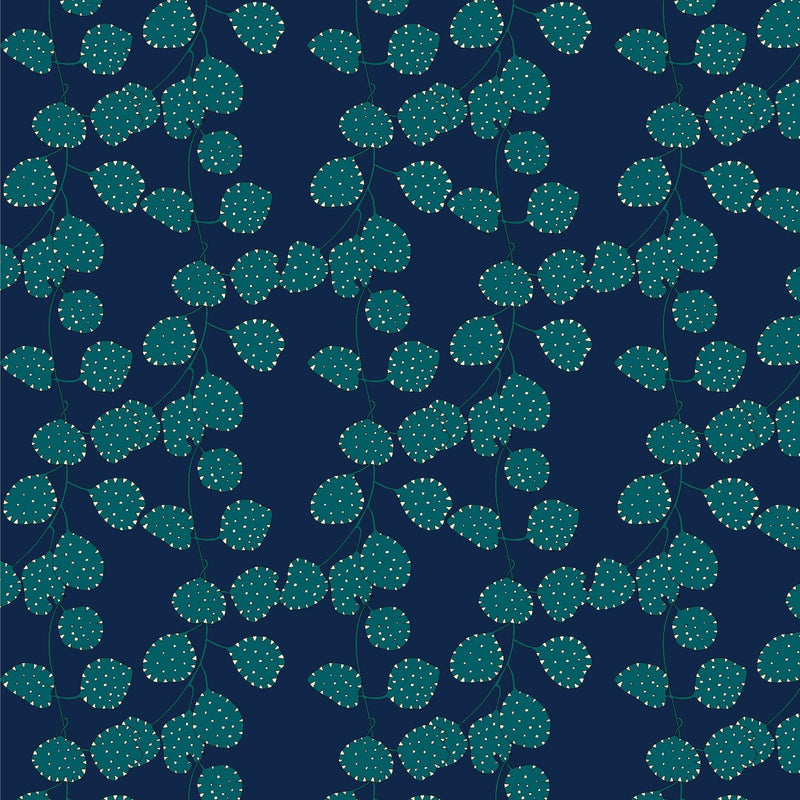 PRE - Order Sally Kelly - Sunshine - Honesty 54979D - 1 Indigo Half Yard - April 2026 - Modern Fabric Shoppe