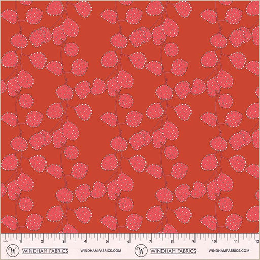 PRE - Order Sally Kelly - Sunshine - Honesty 54979D - 4 Crimson Half Yard - April 2026 - Modern Fabric Shoppe