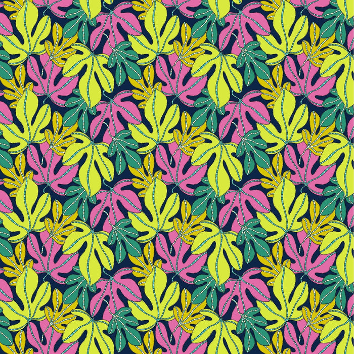 PRE - Order Sally Kelly - Sunshine - Monstera 54976D - X Multi - Half Yard - April 2026 - Modern Fabric Shoppe
