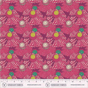 PRE - Order Sally Kelly - Sunshine - Polka Flower 54975D - 3 Plum - Half Yard - April 2026 - Modern Fabric Shoppe
