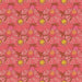 PRE - Order Sally Kelly - Sunshine - Polka Flower 54975D - 4 Crimson - Half Yard - April 2026 - Modern Fabric Shoppe