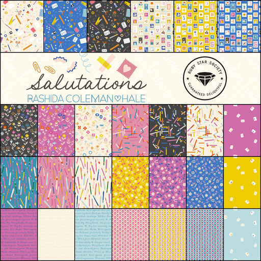 PRE - ORDER - Salutations by Rashide Coleman - Hall - Fat Quarter Bundle - May 2025 - Modern Fabric Shoppe