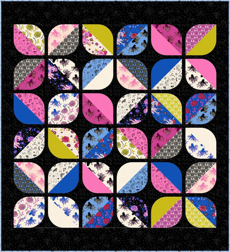 PRE - ORDER Sarah Watts - Primrose Quilt Kit featuring Ink Shop - October 2026 - Modern Fabric Shoppe