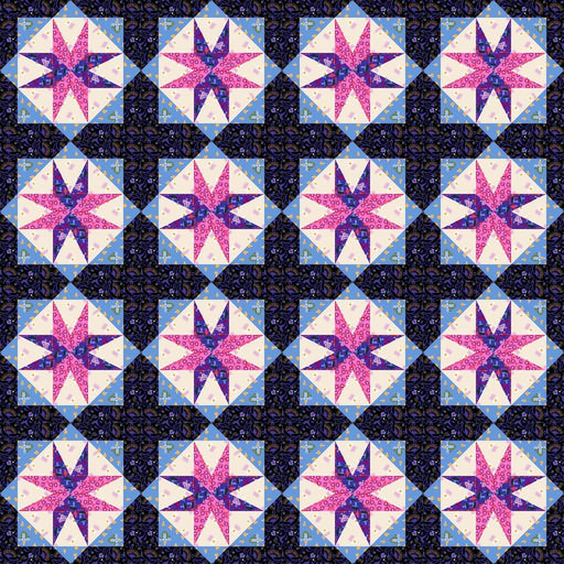 PRE - Order Sarah Watts - Star Island Quilt Kit featuring Hello Alice - October 2025 - Modern Fabric Shoppe