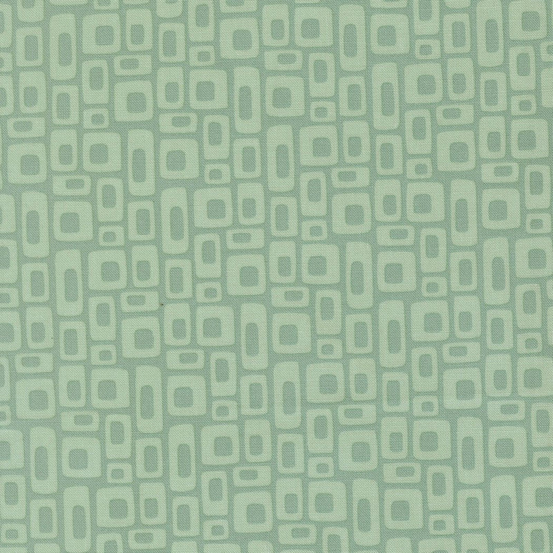 PRE - Order Scenery by Elizabeth Hartman - Marshmallow Dusty Jade 51273 18 - Half Yard - May 2026 - Modern Fabric Shoppe