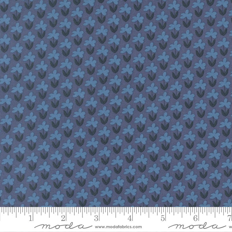 PRE - Order Scenery by Elizabeth Hartman - Meadow Denim 51271 15 - Half Yard - May 2026 - Modern Fabric Shoppe