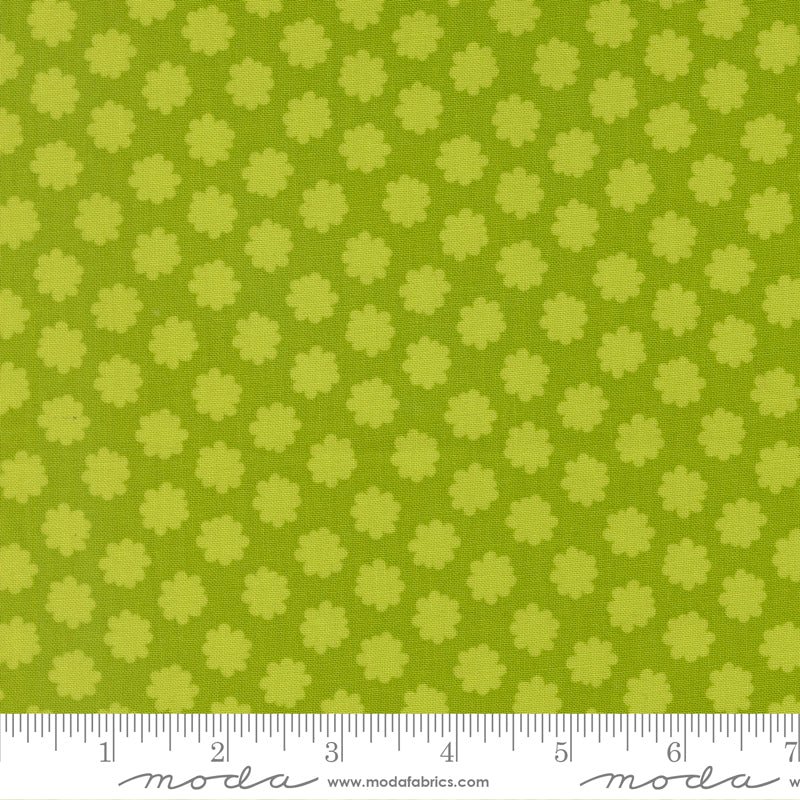 PRE - Order Scenery by Elizabeth Hartman - Puffball Lime 51276 14 - Half Yard - May 2026 - Modern Fabric Shoppe