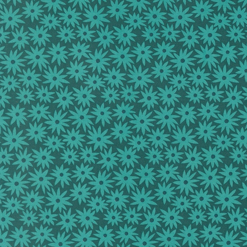 PRE - Order Scenery by Elizabeth Hartman - Sedum Dark Teal 51270 15 - Half Yard - May 2026 - Modern Fabric Shoppe