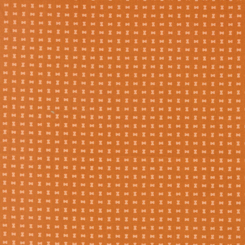 PRE - Order Scenery by Elizabeth Hartman - Spools Pumpkin 51277 22 - Half Yard - May 2026 - Modern Fabric Shoppe