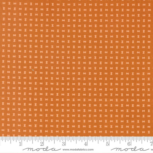 PRE - Order Scenery by Elizabeth Hartman - Spools Pumpkin 51277 22 - Half Yard - May 2026 - Modern Fabric Shoppe