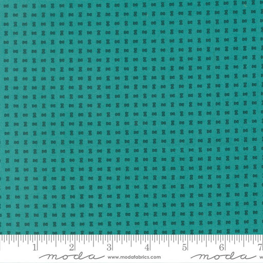 PRE - Order Scenery by Elizabeth Hartman - Spools Turquoise 51277 16 - Half Yard - May 2026 - Modern Fabric Shoppe
