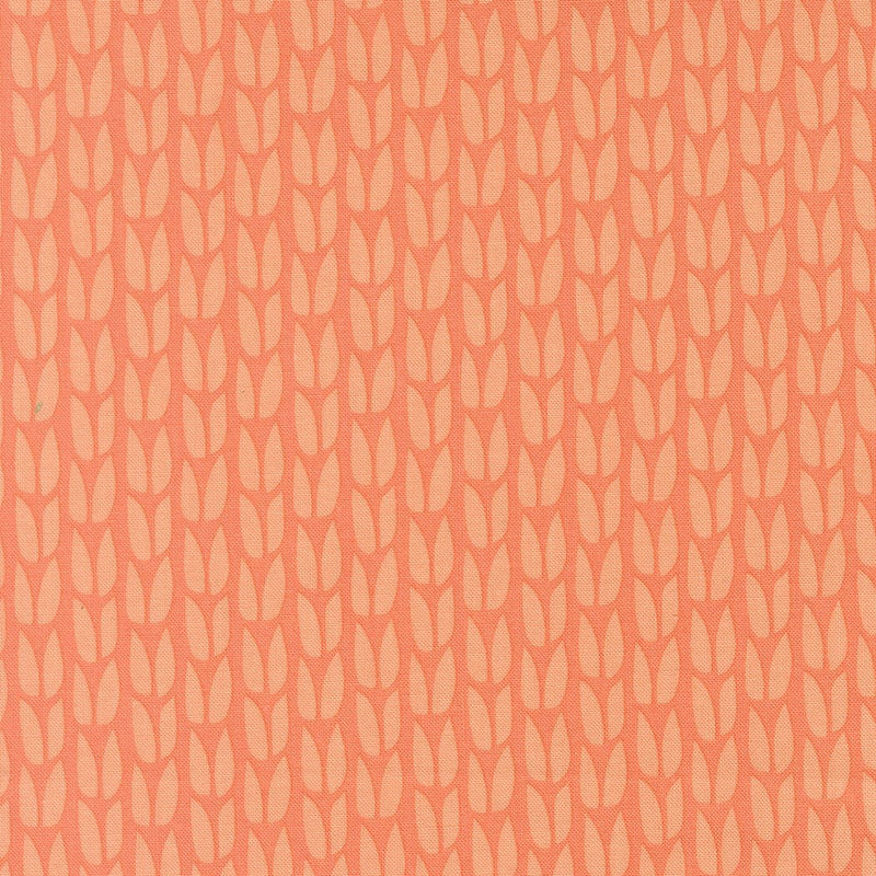 PRE - Order Scenery by Elizabeth Hartman - Sprout Coral 51272 19 - Half Yard - May 2026 - Modern Fabric Shoppe