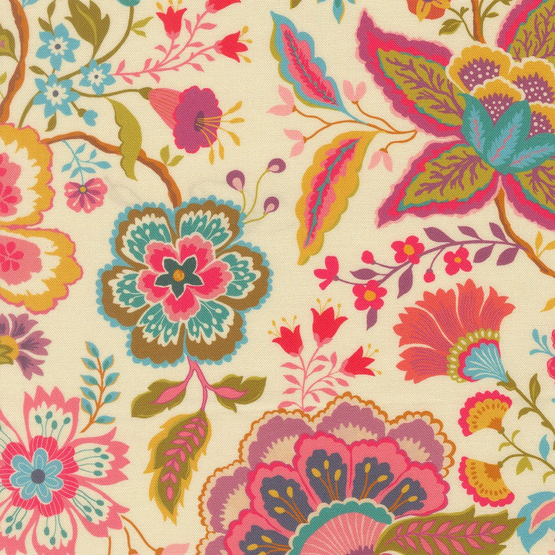 PRE - Order Sitara by Crystal Manning - Jasmine Cream 11980 11 - Half Yard - September 2026 - Modern Fabric Shoppe