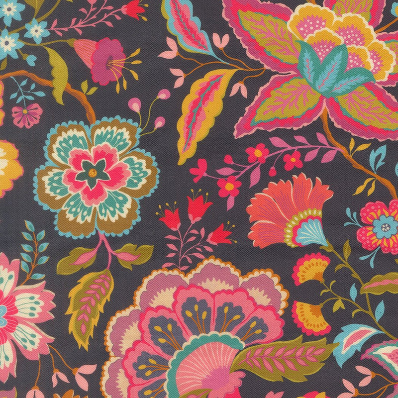 PRE - Order Sitara by Crystal Manning - Jasmine Midnight 11980 12 - Half Yard - September 2026 - Modern Fabric Shoppe