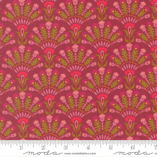 PRE - Order Sitara by Crystal Manning - Opaline Rose Wine 11983 20 - Half Yard - September 2026 - Modern Fabric Shoppe