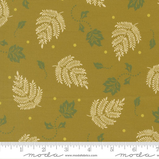 PRE - Order Sitara by Crystal Manning - Paisley Leaf Olive 11986 17 - Half Yard - September 2026 - Modern Fabric Shoppe