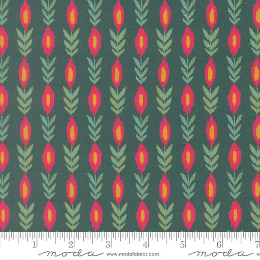PRE - Order Sitara by Crystal Manning - Vines Dark Teal 11984 14 - Half Yard - September 2026 - Modern Fabric Shoppe