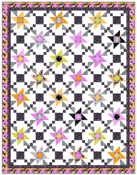 PRE - Order Sizzle Quilt Kit featuring Ghostly Garden by KP Creates - March 2026 - Modern Fabric Shoppe