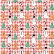 PRE - Order Snow Days by Mary Engelbreit - Cookie Nibbler PWMY036.RED - Half Yard June 2026 - Modern Fabric Shoppe