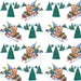 PRE - Order Snow Days by Mary Engelbreit - Sleddin' Spot PWMY042.WHITE - Half Yard June 2026 - Modern Fabric Shoppe