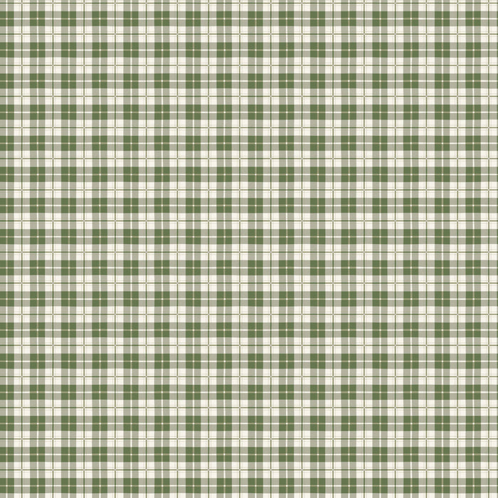 PRE - Order Snowfall by Pippa Shaw - Plaid 91037 - 71 Sage - Half Yard - June 2025 - Modern Fabric Shoppe